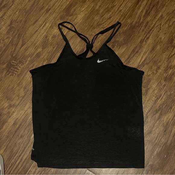 Nike Tops - Nike Women's Black Strappy Dri-FIT Tank Top